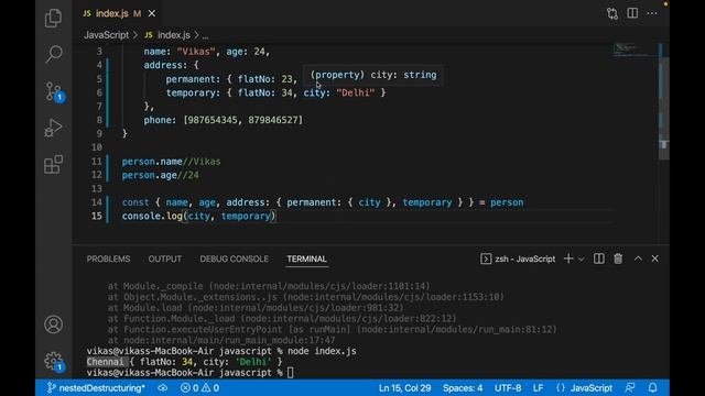 How JavaScript's Nested Object Destructuring works смотреть онлайн