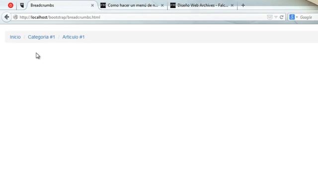 Curso completo de Bootstrap 17 Breadcrumbs Migas de pan смотреть онлайн