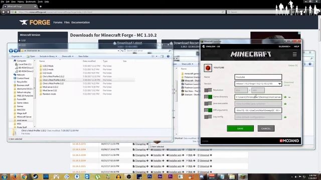 How to - Make a Minecraft Modded Profile смотреть онлайн