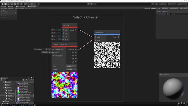 Dot Product Node - Shader Graph Basics - Episode 7 смотреть онлайн