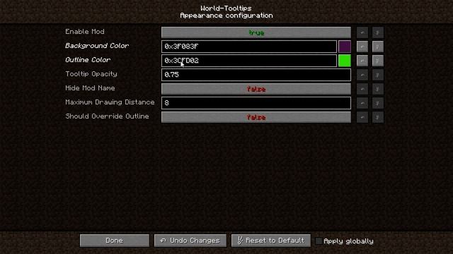 Minecraft - World-Tooltips Feature: Color Picking GUI