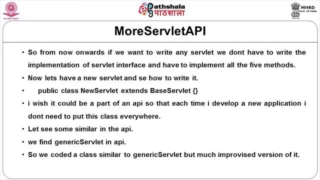 More Servlet API смотреть онлайн