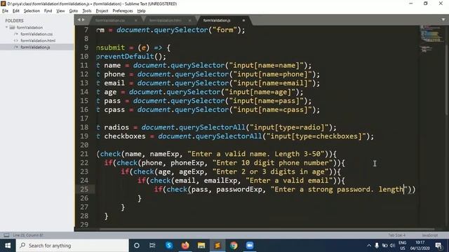 Javascript Form Validation (I) | Day 43 смотреть онлайн