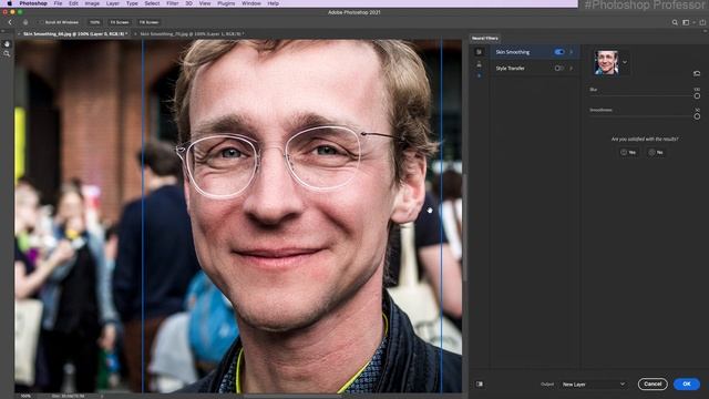 Photoshop 2021 New Skin Smoothing Filter (Hint: It's a Neural Filter) смотреть онлайн