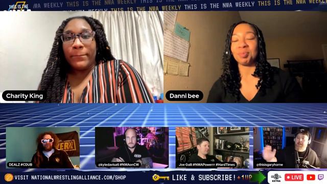 NEW NWA POWERRR TOMORROW | KING BEES JOIN THE SHOW! смотреть онлайн