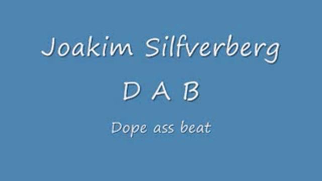 Joakim Silfverberg D A B смотреть онлайн