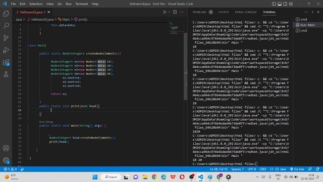 Printing Elements of LinkedList | Java | Leetcode смотреть онлайн
