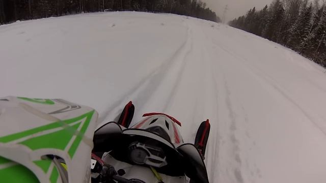 покатушка на снегоходах