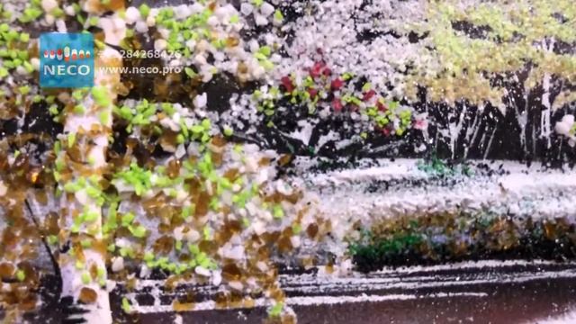 Картина из камней с блесками 65х45см в багете - 6500руб. смотреть онлайн