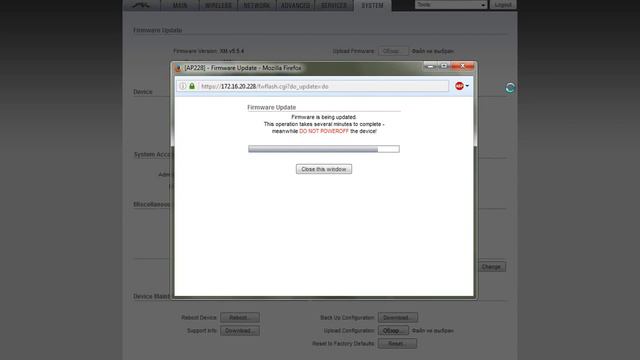 Upgrade Firmware Rocket M5 From 5.5.4 To 5.6.5 With Compliance Test