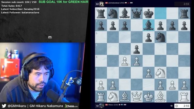 Hikaru reacts to Andrea asking Magnus how the knight moves смотреть онлайн