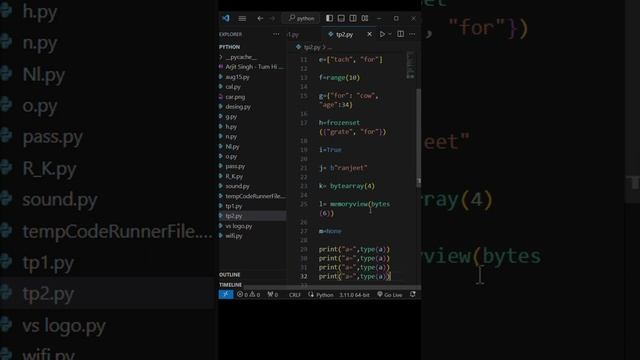 Print data type in python || Python Programming for Beginners: Your First Python Program || part2 смотреть онлайн