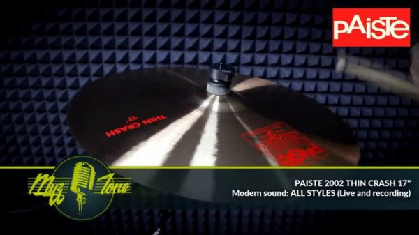 PAISTE 2002 THIN CRASH 17"