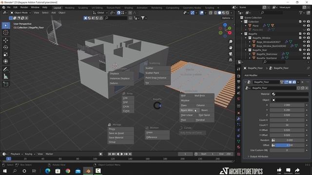 Best Tool for Architectural Modeling in Blender - The BagaPie v6 Add-On! смотреть онлайн