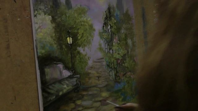 Картина маслом аллея. Живопись маслом для начинающих спб смотреть онлайн