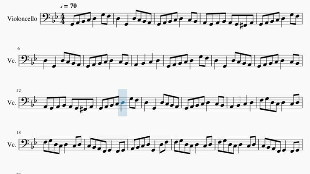 SUPER EASY Cello Sheet Music: How to play Bad Apple (Touhou) by nomico смотреть онлайн