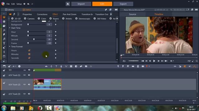 how to input time countdown in pinnacle studio 21 ultimate (Hindi) part 2 смотреть онлайн