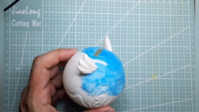 3d printed Anemo slime coin bank + tea lamp смотреть онлайн