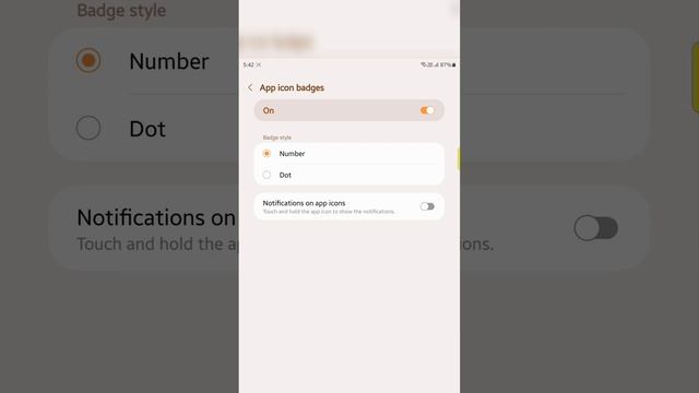 How to Enable or Disable App Icon Badges on Samsung Z Fold 5 | Change App Icon Badge Style смотреть онлайн