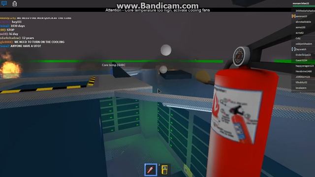 roblox pinewood computer core nuclear reactor fire (ufo crash into reactor core) смотреть онлайн