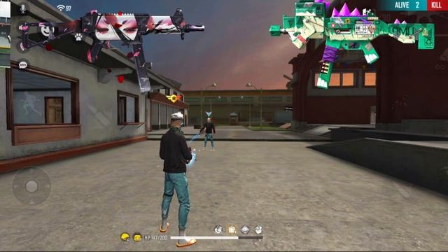 ART OF WAR UMP VS GATORS PAPERCUT UMP ABILITY TEST || FULL DAMAGE TEST IN FREE FIRE