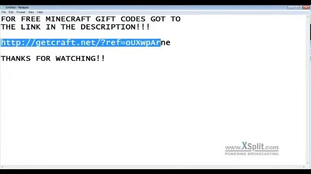 Minecraft Free Gift Codes!!! смотреть онлайн
