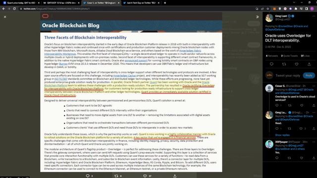 BREKAING NEWS FOR ALL QUANT HOLDERS ? ORACLE & QUANT ANNOUNCEMNT ?? QUANT QNT HUGE NEWS смотреть онлайн