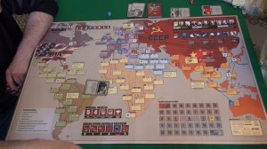 254 Сумеречная борьба   играем в настольную игру. Twilight Struggle board game.