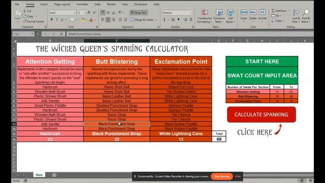 Spanking Calculator Tutorial смотреть онлайн
