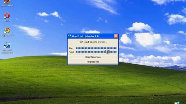 Описание сервиса VirusTotal Uploader