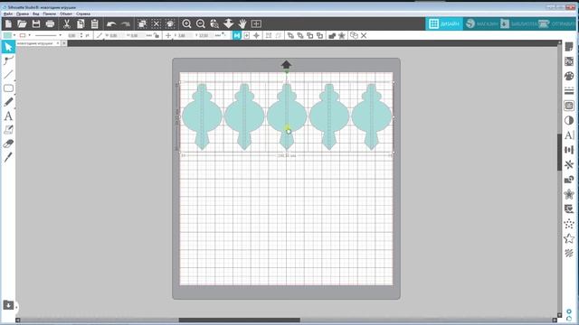 Подготовка макета с биговкой для плоттеров Cricut и Brother в программе Silhouette Studio