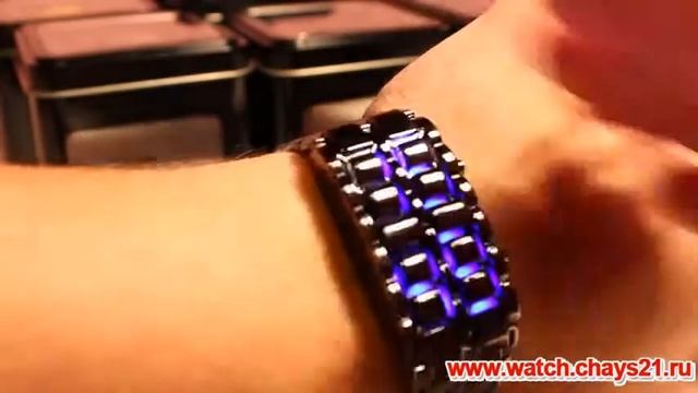 Черные наручные Часы Iron Samurai смотреть онлайн