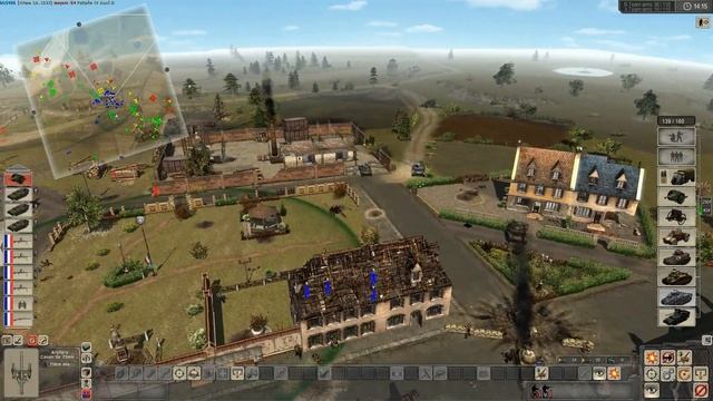 Men Of War Assaul Squad (GSM mod) - France Vs Germany '40 - "a la bataille!" смотреть онлайн