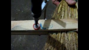 Как прошить веник по метле