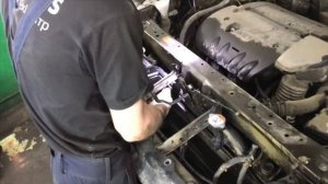 Течь радиатора охлаждения трансмиссии Митсубиси Аутлендер.