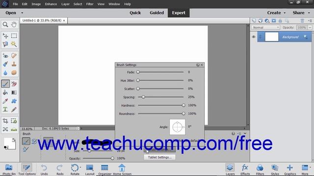 Photoshop Elements 2019 Tutorial Creating Custom Brush Presets Adobe Training смотреть онлайн