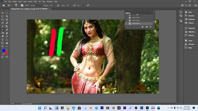 History Brush Tool| Photoshop Brush Tool| Class - 10 | Art History Brush Tool | History Brush Tool смотреть онлайн