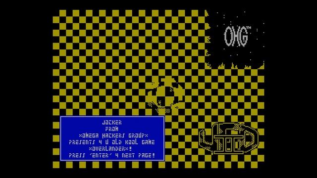 Overlander Crack Intro - Omega Hackers Group [#zx spectrum] смотреть онлайн