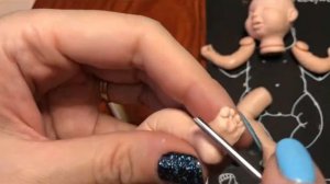 Как лепить ноги? Мини-реборну, продолжаем работать с реборн. подручные материалы