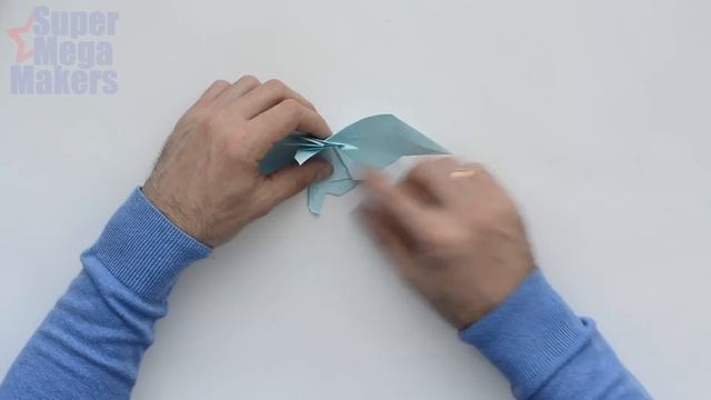 Ichthyosaur from paper. Paper reptile. Origami dinosaurs смотреть онлайн