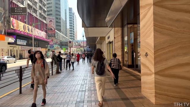 Walking at TSIM SHA TSUI and AVENUE OF STARS -Hong Kong's Most Crowded District | Kowloon | 4K HDR смотреть онлайн