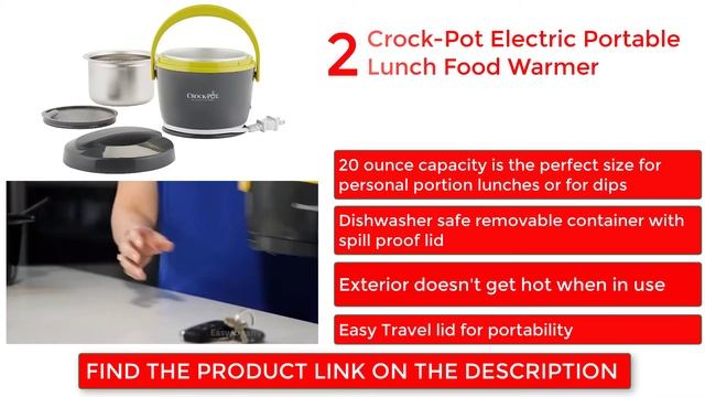 5 Best Portable Electric Heated Food Warmer Lunch Box 2020 смотреть онлайн