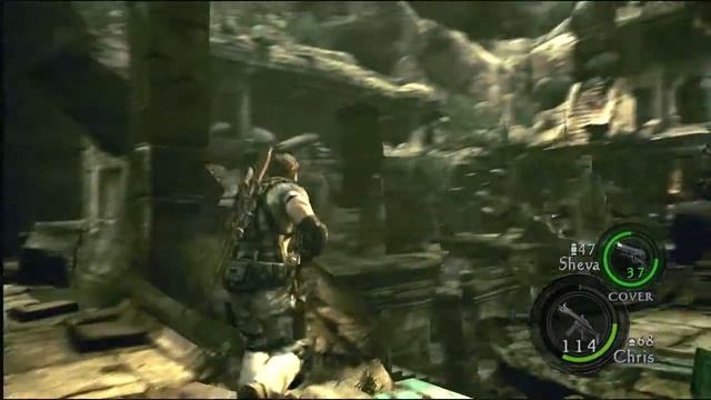 Resident Evil 5 Gold Edition Xbox360 Veteran Walkthrough Chapter 4-1 HD720p смотреть онлайн
