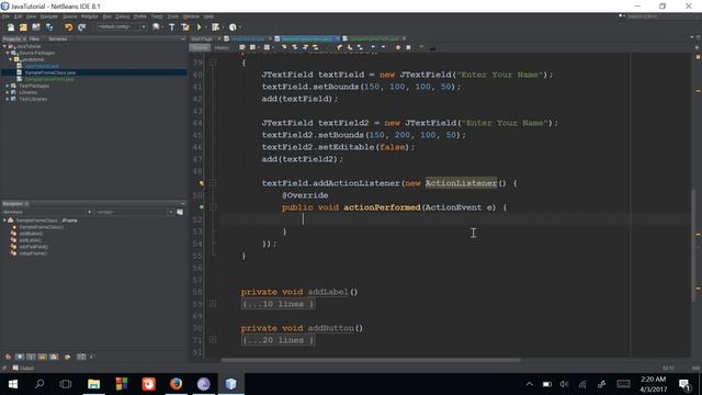 JAVA Swing Bangla Tutorial 5 - JTextField & JTextArea - বাংলা смотреть онлайн