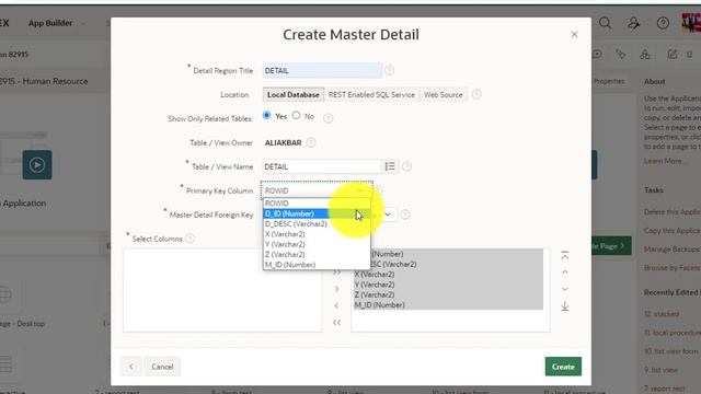 Create Master -Detail Form in Oracle Apex | Oracle Apex Tutorial Lecture 14 || Part 2 смотреть онлайн