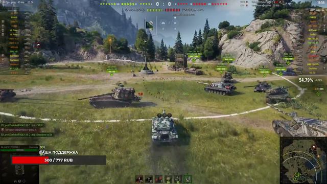 Вечерний рандом под музыку Катаем, общаемся в World of Tanks смотреть онлайн