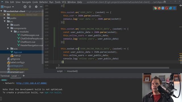 Project: SocketChat - Part 12: Load rooms from database and show online users based on room смотреть онлайн