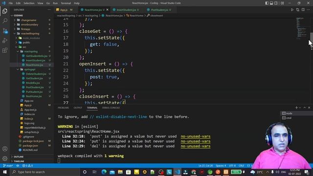 React Project -1.3 | React Frontend for Spring Boot POST Request | Full Stack | Dr Vipin Classes смотреть онлайн