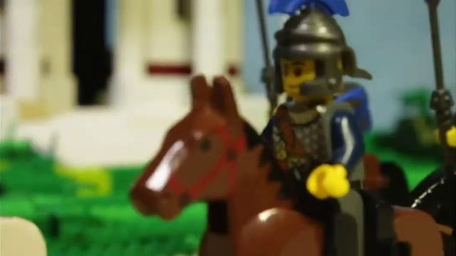 обзор на канал Legocrazymotion эпическое сражение римляне против варворов