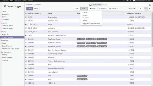 How to Generate Barcode (EAN 13) for Product | Browseinfo | Odoo Apps Features #odoo #barcodes смотреть онлайн